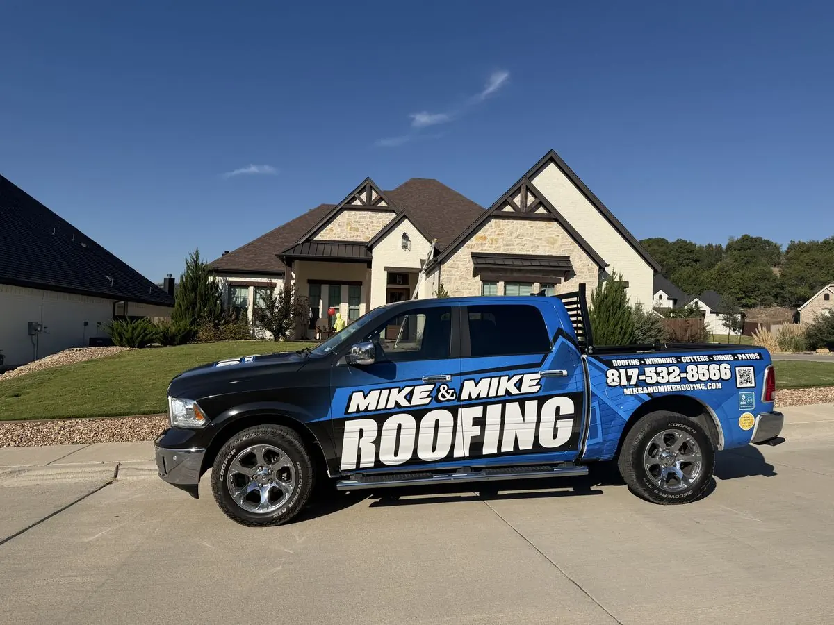 Michael Cummings and the Mike & Mike Roofing crew